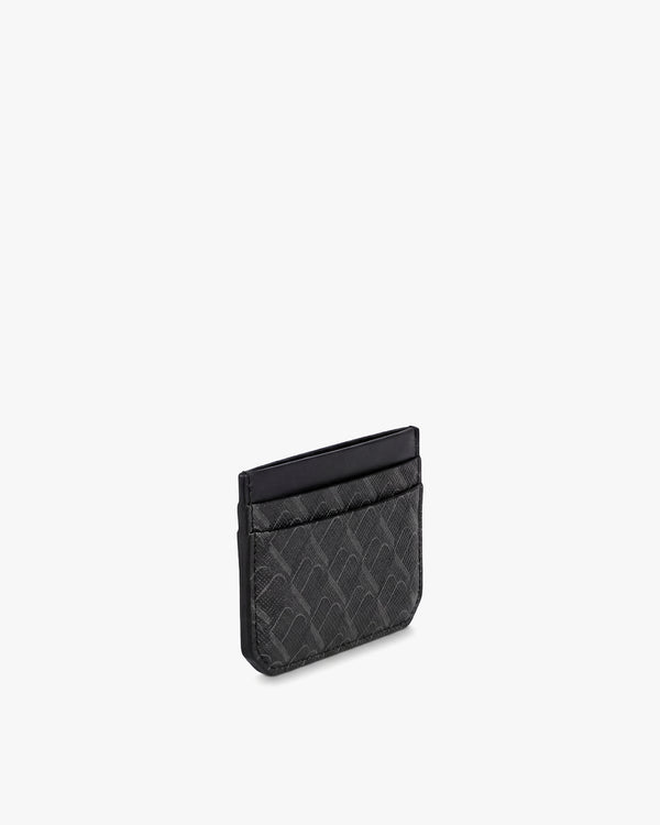 CARD HOLDER MONOGRAM - Black