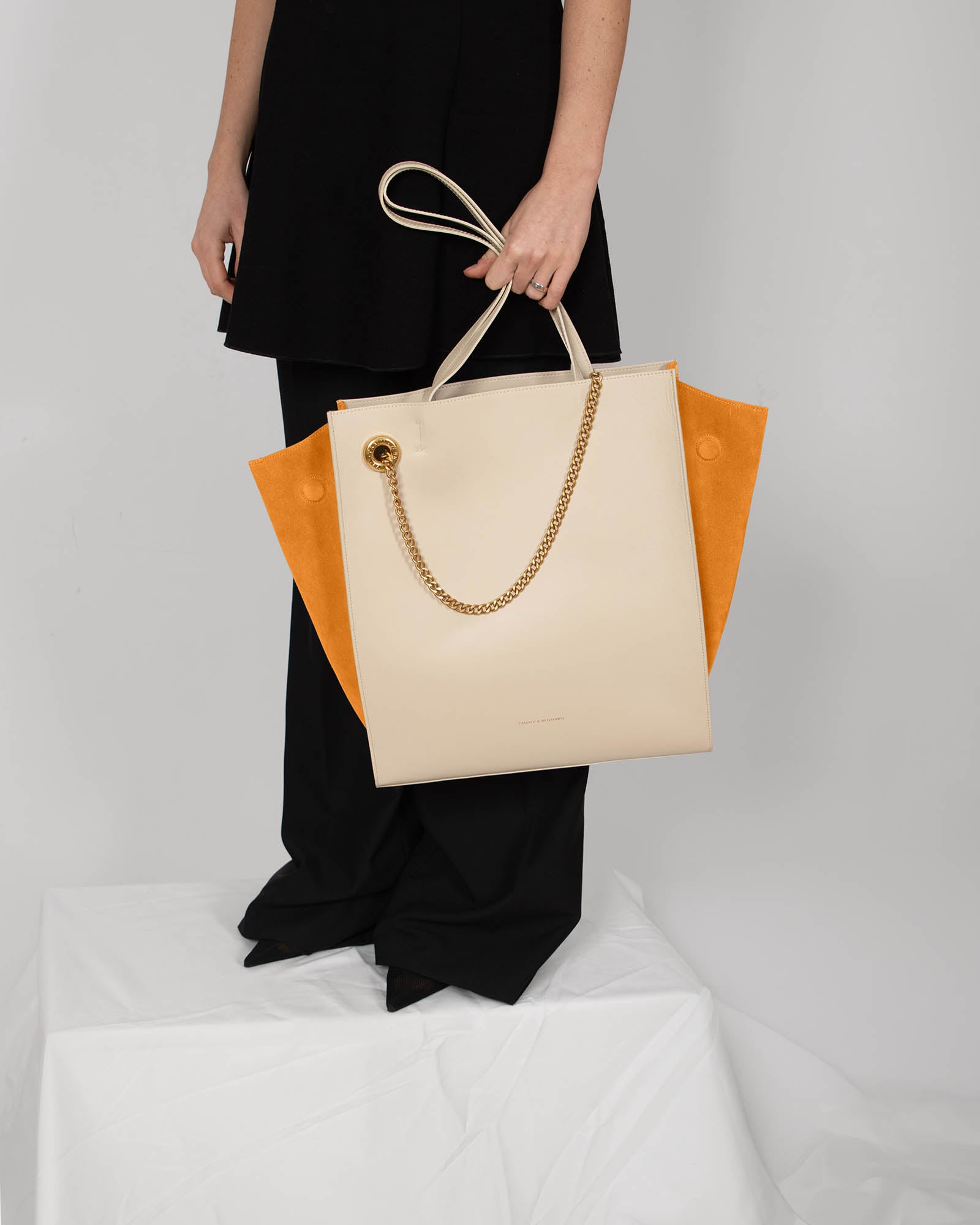 LEXI GM - Taupe and Orange