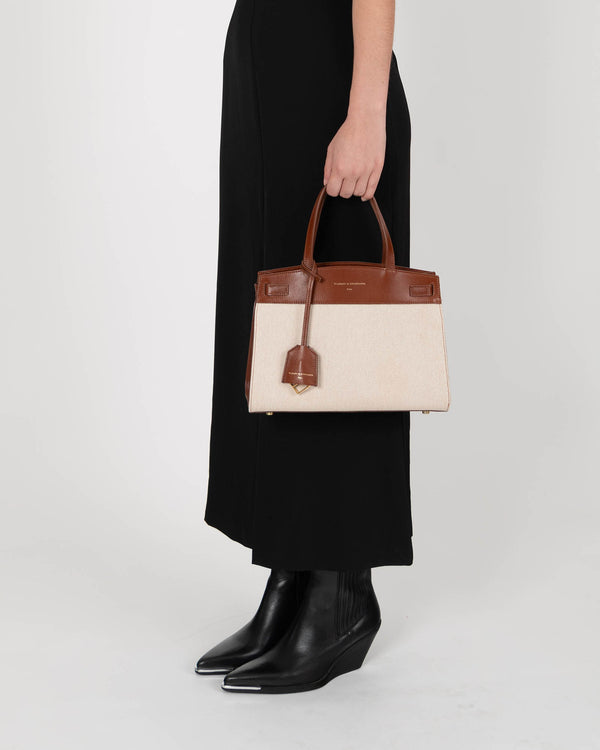 MADISON - Brun et toile