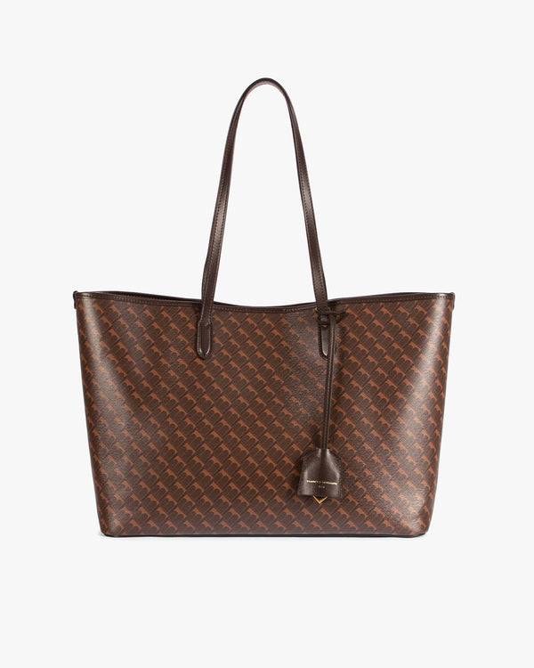 TOTE MONOGRAM - Chocolat