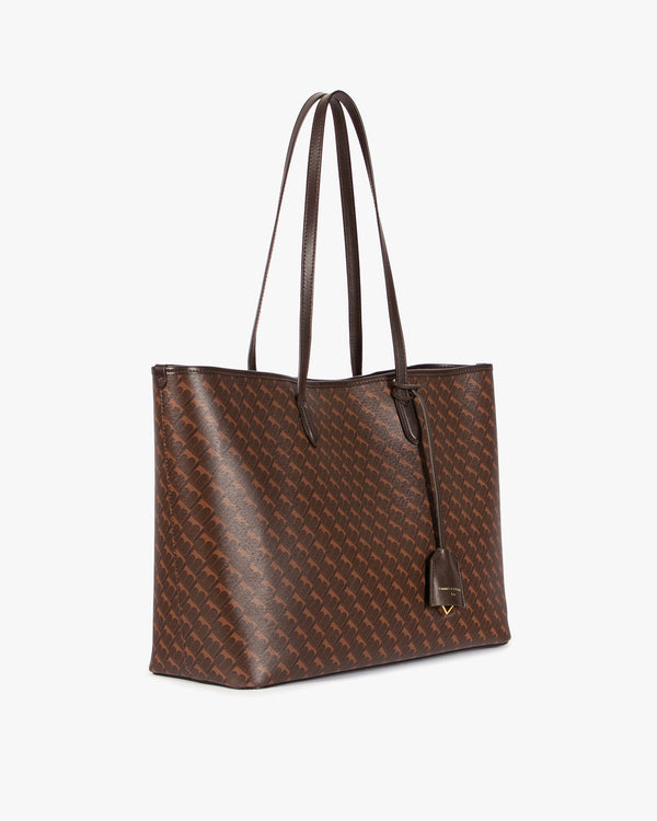 TOTE MONOGRAM - Chocolat