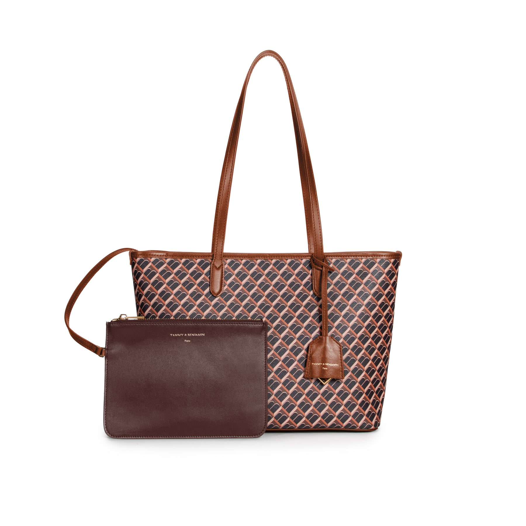 TOTE MONOGRAM PM - Brun