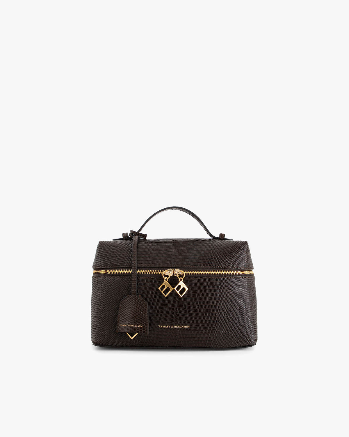 VAYA - Brown - Lizard embossed