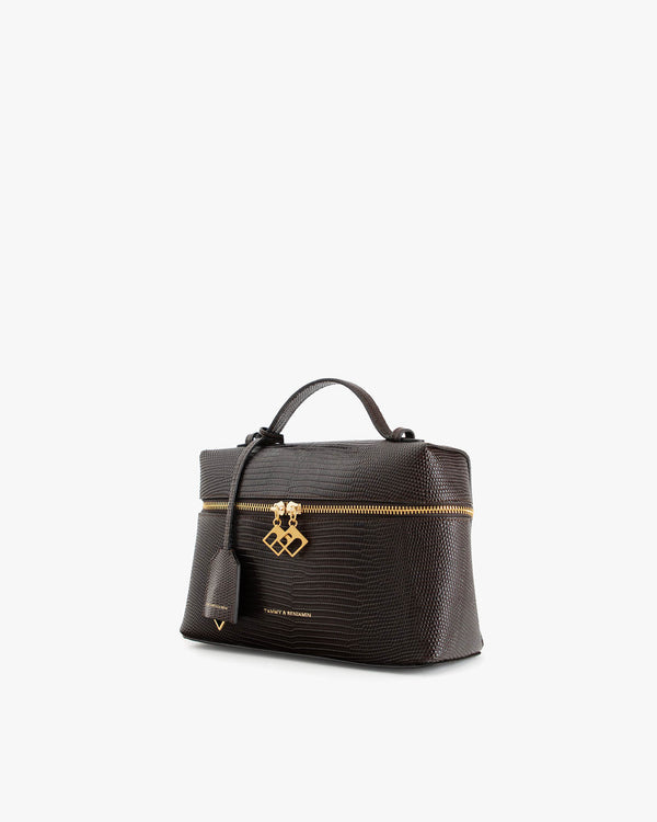 VAYA - Brown - Lizard embossed