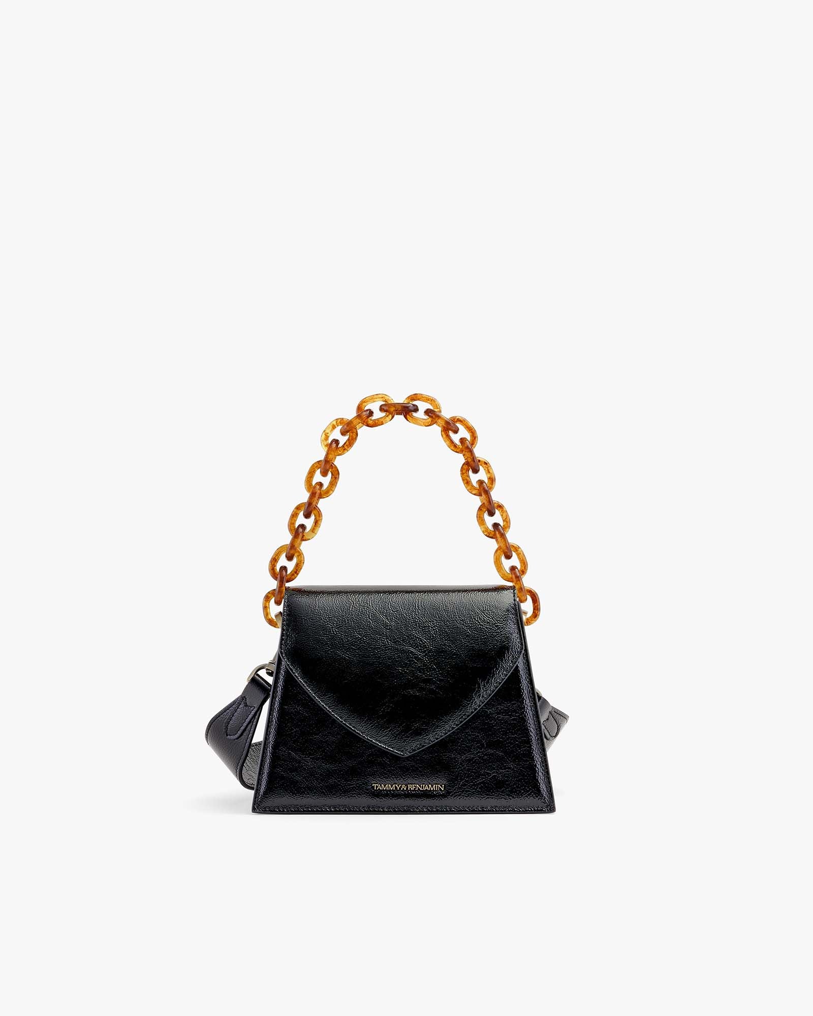 GABRIELLE - Noir naplak|upsale-option--chaine-40-cm-resine-ambre-1