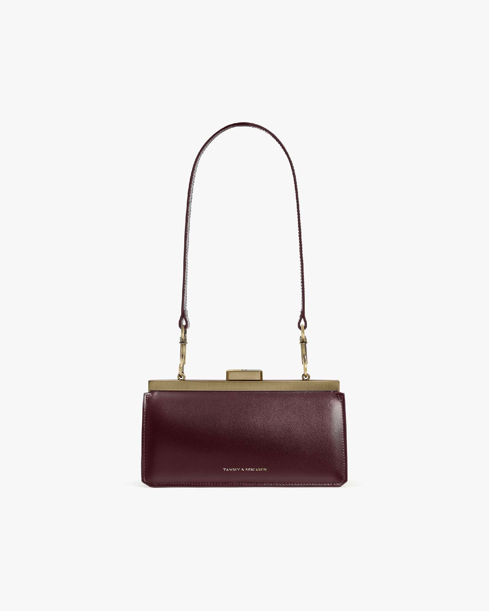 JEANNE BAGUETTE - Mahogany|upsale-option--bandouliere-courte-mahogany-1
