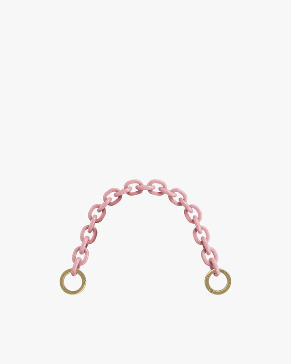 SHORT CHAIN - Smoked pink resin