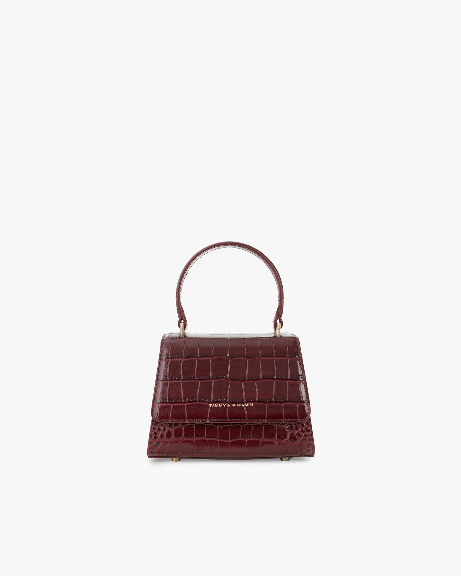 ALEXIA NANO - Bordeaux - Embossé Crocodile