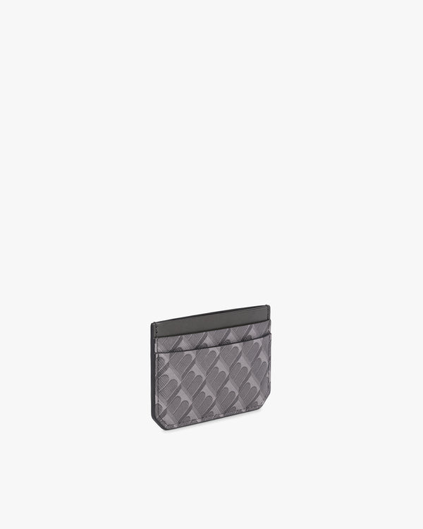 CARD HOLDER MONOGRAM - Grey