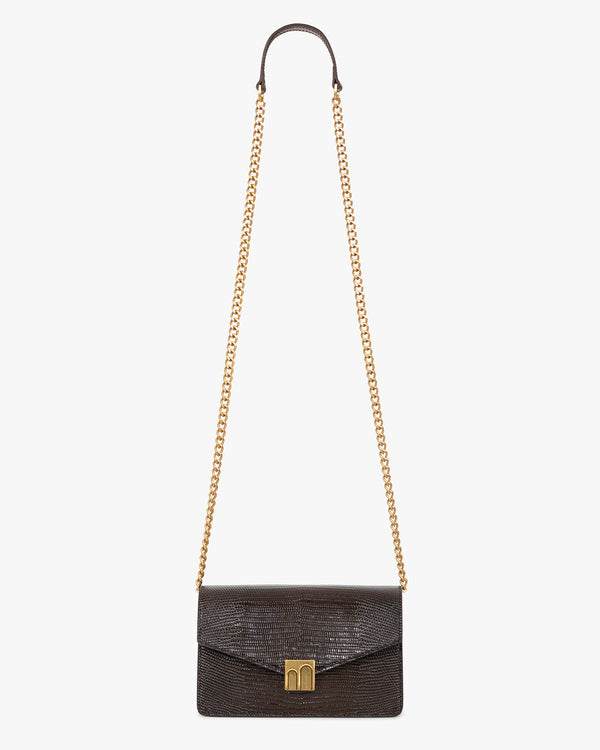 ELEANOR - Brun - Embossé Lézard