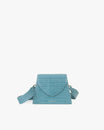 GABRIELLE - Skyblue - Crocodile embossed