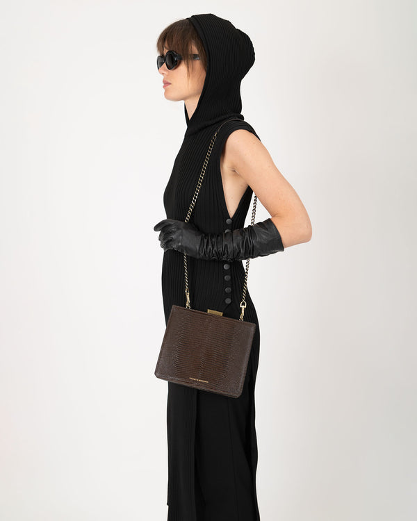 JUDE - Brun - Embossé Lézard