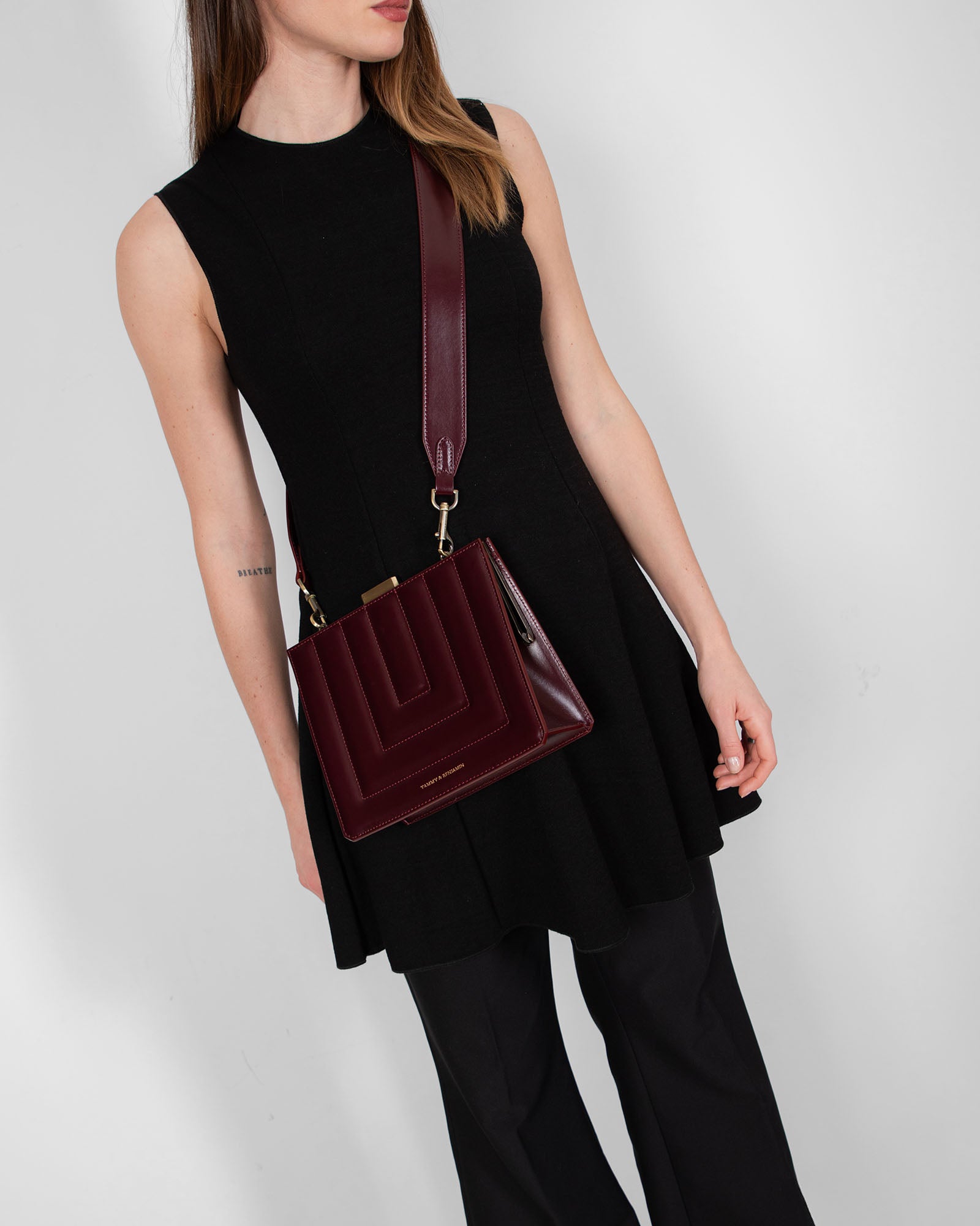 JUDE - Mahogany matelassé