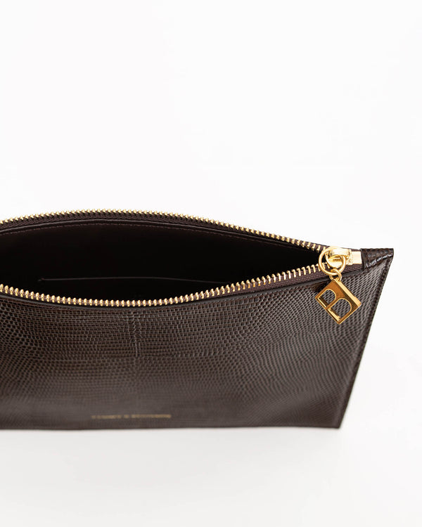 LANE - Brun - Embossé Lézard