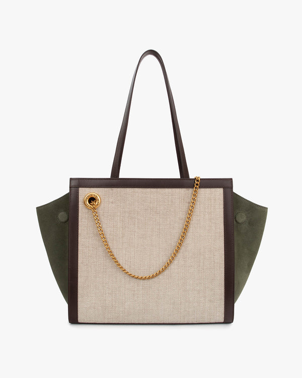 LEXI MM - Canvas & chocolate - Showroom Sale