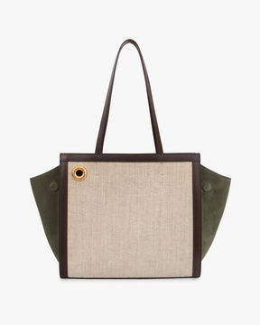LEXI MM - Canvas & chocolate - Showroom Sale