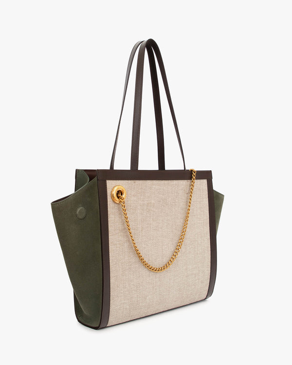 LEXI MM - Canvas & chocolate - Showroom Sale