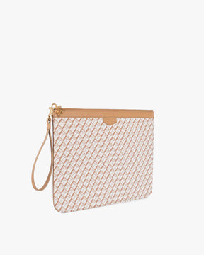 POCHETTE GM MONOGRAM - Tan
