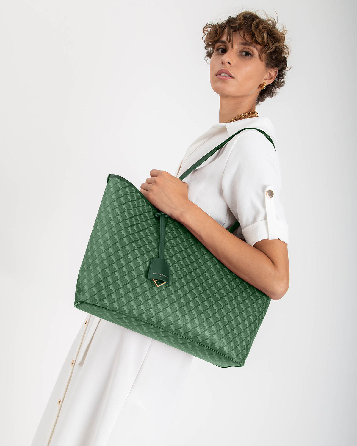 TOTE MONOGRAM - Green