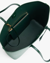 TOTE MONOGRAM - Vert|upsale-option--bouton-pression-magnetique-vert