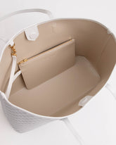 TOTE MONOGRAM - Ivoire|upsale-option--bouton-pression-magnetique-ivoire