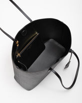 TOTE MONOGRAM - Noir|upsale-option--bouton-pression-magnetique-noir