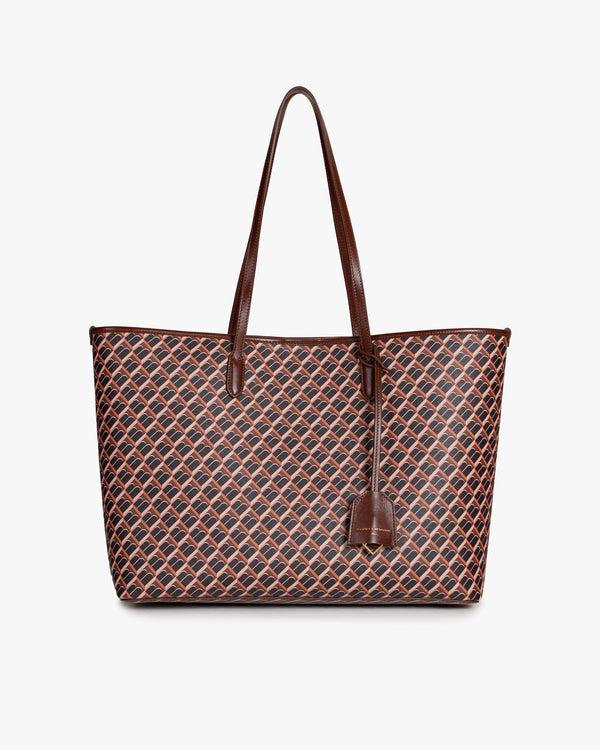 TOTE MONOGRAM PM - Brown