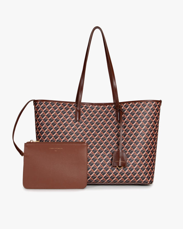 TOTE MONOGRAM PM - Brown