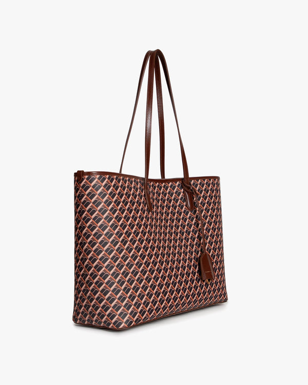 TOTE MONOGRAM PM - Brown