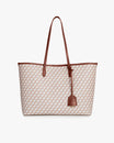 TOTE MONOGRAM - Tan & brown