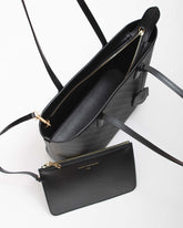 TOTE MONOGRAM - Noir|upsale-option--zippee-sur-toute-la-longueur-noir