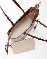 TOTE MONOGRAM - Sable|upsale-option--zippee-sur-toute-la-longueur-sable