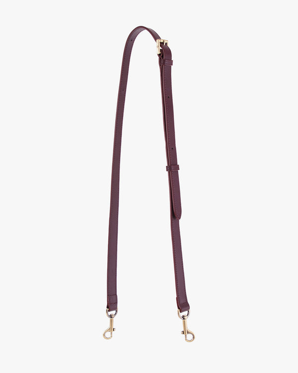 BANDOULIÈRE AJUSTABLE FINE - Aubergine