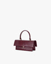 THEA MINI - Burgundy - Lizard embossed