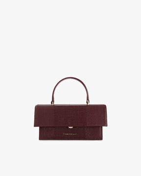 THEA - Mahogany - Embossé Lézard