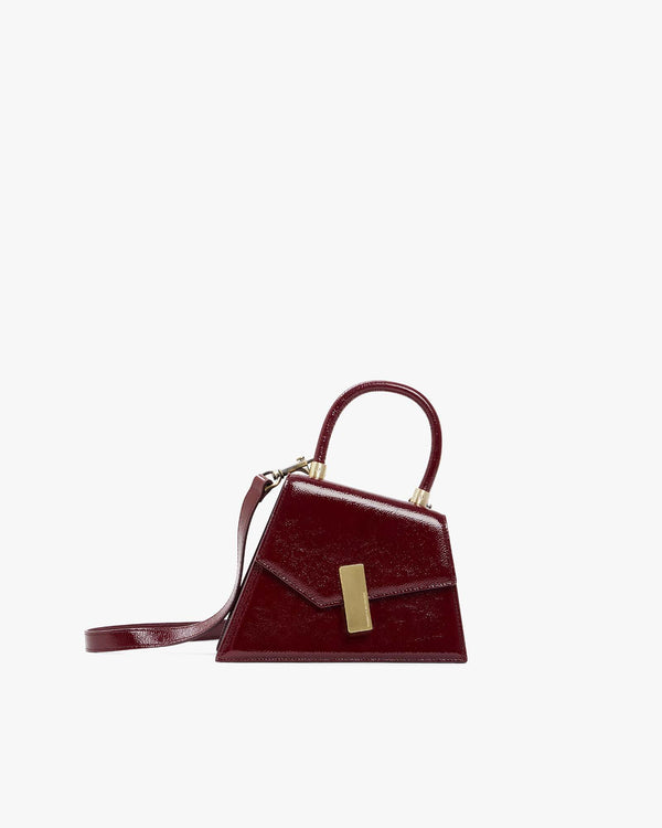 CUBIST MINI - Burgundy naplak - Bradery