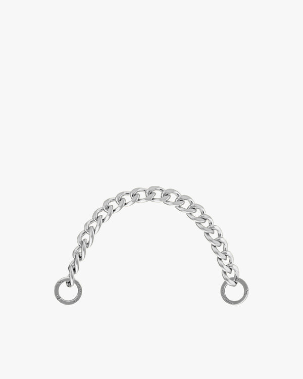 SHORT CHAIN - 40 cm - Silver metal