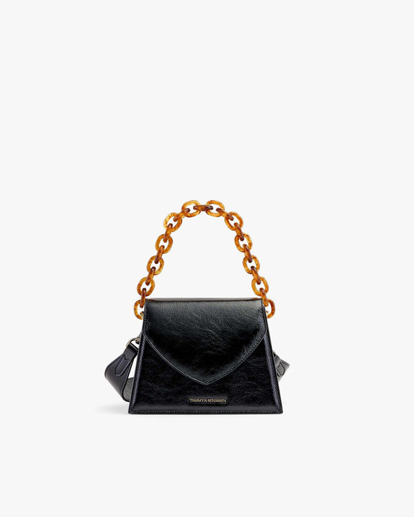 GABRIELLE - Noir naplak|upsale-option--chaine-40-cm-resine-ambre-1