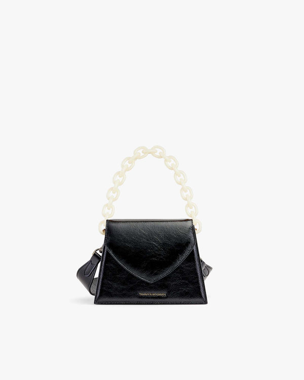 GABRIELLE - Noir naplak|upsale-option--chaine-40-cm-resine-ivoire-1