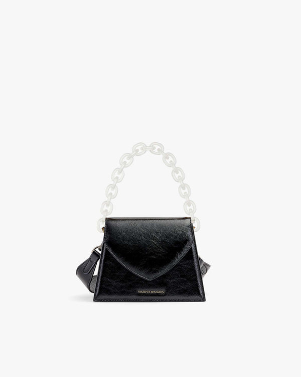 GABRIELLE - Noir naplak|upsale-option--chaine-40-cm-resine-transparente-1