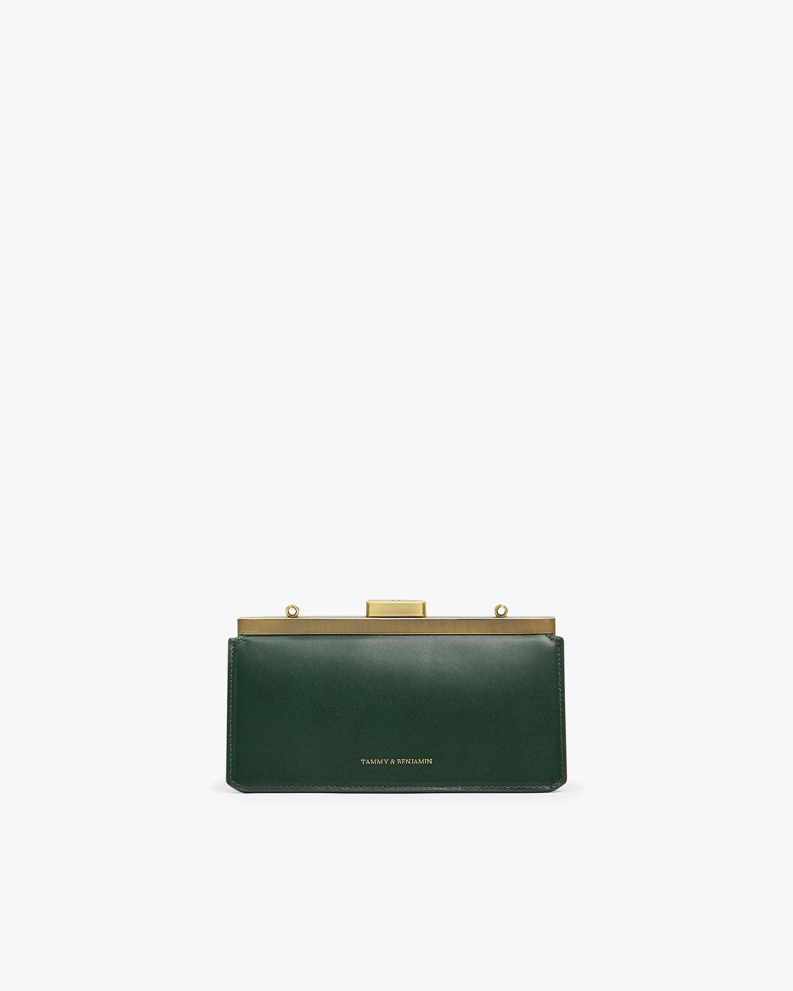 JEANNE BAGUETTE - Emerald green - Responsible Production