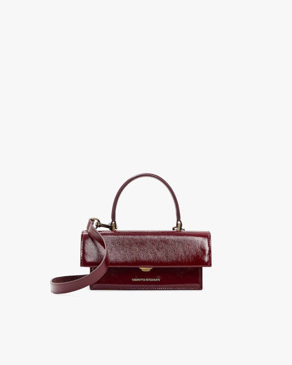 THEA MINI - Burgundy naplak
