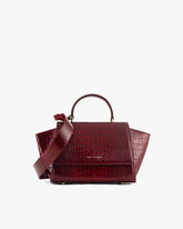 ALEXIA - Burgundy embossed
