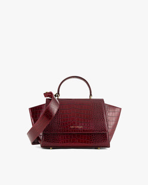 ALEXIA - Burgundy embossed