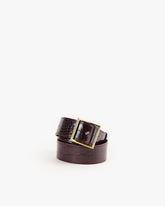 BANDOULIÈRE AJUSTABLE - Violet embossé