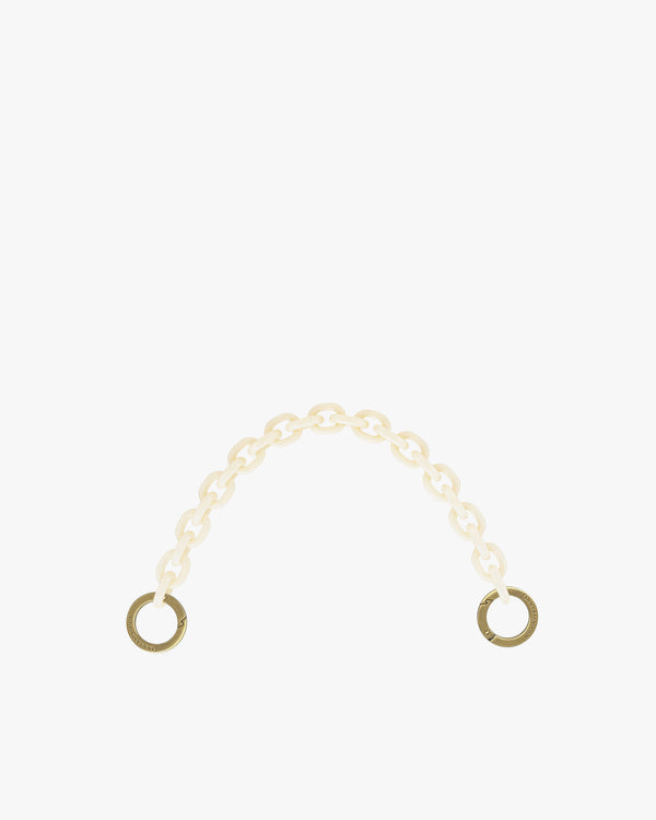 SHORT CHAIN - 40 cm - Ivory resin-