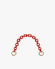 CHAIN 40 cm - Orange red resin