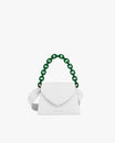 GABRIELLE - Ivory - Crocodile embossed