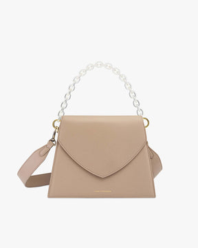 GABRIELLE XL - Beige|upsale-option--chaine-53-cm-resine-transparente-1