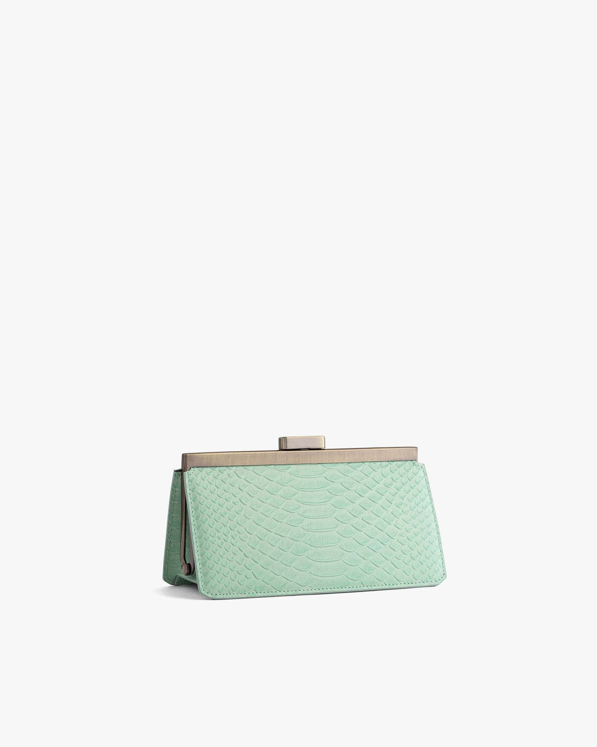 JEANNE BAGUETTE - Vert d'eau embossé